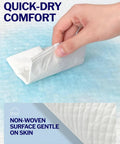 Top Shelf Heavy Duty Disposable Bed Pads 36 By 30 Inch six layer ultra thick underpads with quick-dry non-woven surface.