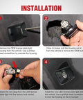 Installation steps for License Plate Lights For Toyota Tacoma 1995 1996 1997 1998 1999 2000 2001 2002 2003 2004 Black Housing 6000K White LED