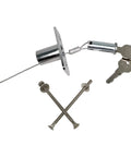 Garage Door Emergency Release Cable Kit With Quick Release Lock For Easy Manual Access When Power Goes Out Heavy Duty Keyed Disconnect