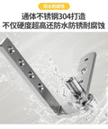 Rock Solid Stainless Steel Rotation Door Hinges Heavy Duty Pivot Adjustment Up Down For Doors And Furniture With Integrated Catch Latch System No Fuss Setup shown with water splash effect.
