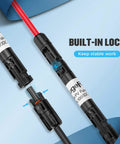 Inline Solar Fuse Holders 30 Amp Pack Of 5 For Solar Panels And Controllers Waterproof PV Fuse Connectors with lock