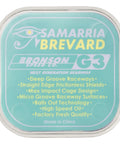 Packaging of G3 Skateboard Bearings Samarria Brevard Signature Eye Of Horus Dope Teal Colorway 8 Pack High Speed Oiled Bearings