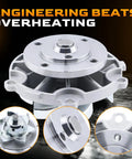 Top Grade Replacement Water Pump For 05 To 09 Chevy Equinox And Pontiac Torrent 3.4L V6 cast aluminum design with ceramic mechanical seal.