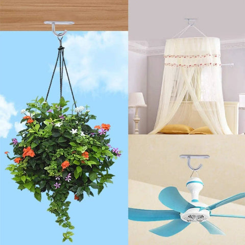 Top Shelf Rock Solid Stainless Steel Octopus Hooks For Hanging Plants And Ceiling Fans Totally Legit Marine Grade Heavy Duty Pad Eye Screws For Sweet Setups