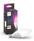 Smart 40W BR39 Color Changing LED Bulb With White And Color Ambiance, E12 Base, 450 Lumens, 1 Pack, Control Via Hue App packaging