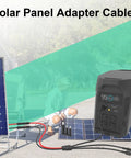 10 Ft 6 In 1 Solar To XT60 Anderson Extension Charge Cable Kit For DIY Solar Setups with connectors, solar panels, and power station