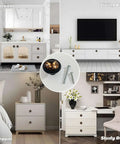4 Pack Golden Butterfly Cabinet Knobs With Matte Black Base, Elegant Floral Accents And Rhinestone Details in various room settings