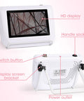 5 Inch Digital Scalp Camera For Skin Health Analysis With 50x And 200x Lenses showing HD display and back features.