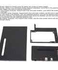 Premium Usb4 Egpu Enclosure With Pcie 16x Slot And Atx Power Interface components, showcasing metal parts and connectors.