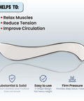 Stainless Steel Guasha Tool For Body Massage And Deep Tissue Myofascial Release Physical Therapy Scraping Tool For Pain Relief