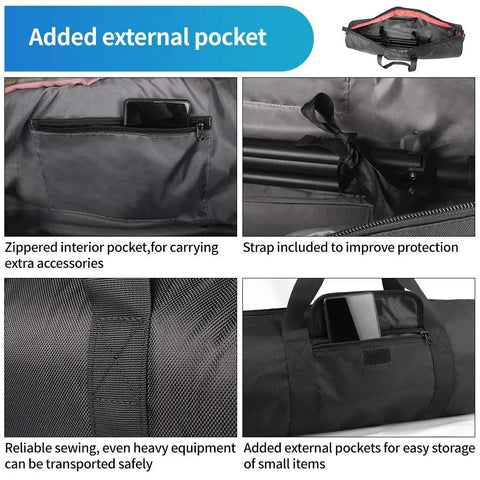 All Around Thick Padded Tripod Carry Case Built Like A Tank Fits Camera Stands Up To Twenty Five Inches Portable Gear Sleeve Travel Pouch With Shock Proof Cushioning For Photography Pros