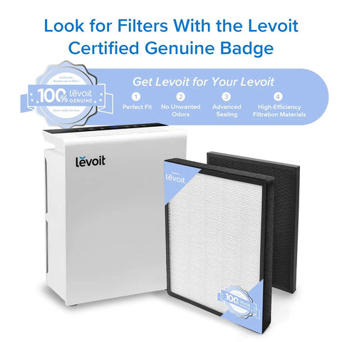 Pur131 Replacement Filter for Purifier With Activated Carbon Odor and Smoke Yo next to Levoit air purifier
