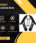 Front Lower Control Arm Ball Joint And Sway Bar End Links Kit For Kia Soul 2014 2019 And Soul EV 2015 2019 Replacement Assembly Includes Driver And Passenger Sides OE K623345 K623346 K750523, black steel pair