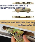 2 Pack Gliding Patio Door Tandem Roller Assembly For PN 1997061 After 1982 Replacement For PN 1273704 1964 To 1982