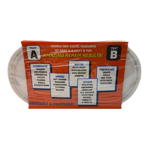 LCR Crack Sealer And Paste For Concrete Wall Leak Repair with two component system, Part A and Part B packaging shown