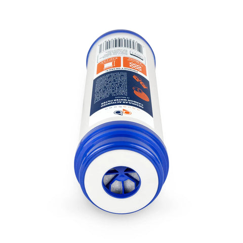 Five Micron 10 Inch GAC Water Filter Cartridge Replacement For AP117 GAC 10 GAC1 Coconut Shell Carbon in blue housing
