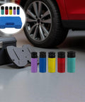 Heavy Duty Non Marring Impact Wheel Nut Socket Set With Color Coded Protective Sleeves For Fast Thin Wall Deep Lug Nut Removal Tools And Extended 5 pcs Wrench Kit Perfect For American Car And Truck Automotive Repair Jobs, 5 sockets