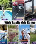 Stainless Steel Cable Kit 1 Quarter Inch 25ft Aircraft Wire Rope with uses in zipline, winch, cargo, deck railing, boat lifts, dog run.