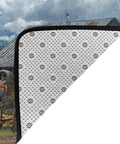 Farmhouse Tractor Area Rug 36x24 Inch Soft Non Slip Floor Mat For Living Room Doormat Large Modern Carpet design and backing