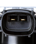 Close-up view of the connector for HM10067 Direct Injection High Pressure Fuel Pump with durable black plastic housing.