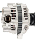 Side view of Direct Fit Alternator Replacement For 2001 To 2005 Honda Civic Plug And Play High Output 120 Amp Auto Part