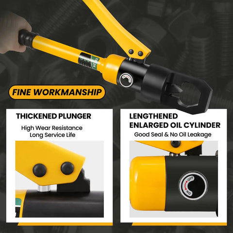 Hydraulic Nut Splitter Tool Heavy Duty Nut Separator Portable Cracker 10T Fine Workmanship Thickened Plunger