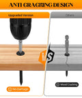 Anti-cracking design with Heavy Duty Exterior Deck Screws For Timber And Log With Rust Resistant Four Layer Epoxy Coating Torx Drive T30 Bit