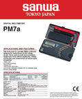 Pocket Size 4000-Count Digital Multimeter PM7A With Auto Power Off, Integrated Protective Case, DC And AC Voltage shown
