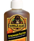 Heavy Duty Waterproof Polyurethane Wood Glue and Multi-Purpose Strong Adhesive that Bonds Wood Metal Stone Glass and More Like Crazy while Expanding to Fill Gaps in 2 Ounce Container bottle