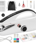 Portable Handheld Sewing Machine With Two Speeds Heavy Duty Mini Stitcher Kit And Storage Bag for DIY and Quick Fixes