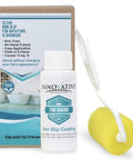 Clear Tub And Shower Anti Slip Coating Delivers Non Slip Traction For Slippery Bathtub Floors And Showers Gentle On Skin Safe Grip For Families Toddlers And Seniors 2 Oz bottle with sponge applicator