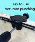 3 In 1 Dowel Jig Drill Kit With Self Centering Dowel Jig And Pocket Hole Locator, Includes 8Mm 10Mm 15Mm Drill Bits