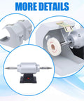 Hella Smooth Top Tier Bench Buffer Polisher Featuring 550 Watt Motor And 3000 Rpm Speed for detailed polishing in dental and jewelry work.