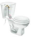 Toilet Refill Tube And Clip Replacement For 100 200 200A 400A Fill Valves installation in toilet tank