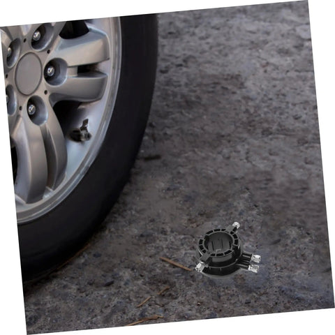 Rotary Coupler Tire Changer Tool For Quick Tire Removal And Installation Air Valve Adapter near car wheel on ground