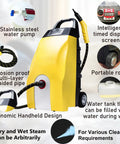 Orisuntech Multi Purpose High Pressure Steam Cleaner With Ozone For Kitchen Grease Carpet Extraction Car Auto Detailing Heating Appliance Cleaning And Deodorizing At 150 Degrees C Deep Sanitization Solution featuring ergonomic design and stainless steel water pump.