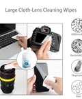 Premoistened Screen Cleaning Wipes For Electronics And Devices No Mess Easy Cleanup Perfect For Monitors Laptops TVs Phones Tablets LCD Screens Glasses Soft Microfiber Cloth Included Gentle Non Abrasive Formula For Smudge Fingerprints Dust Removal used on various devices