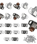 10 Pack Mailbox Replacement Roller Catch Latches With Screws For Door And Cabinet Repairs White And Brown Easy Install Kit
