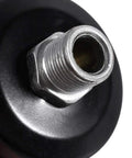Threaded metal connection on Two Pack 3/4 Inch Metal Air Compressor Muffler And Intake Filter Silencer for oil-free compressors.