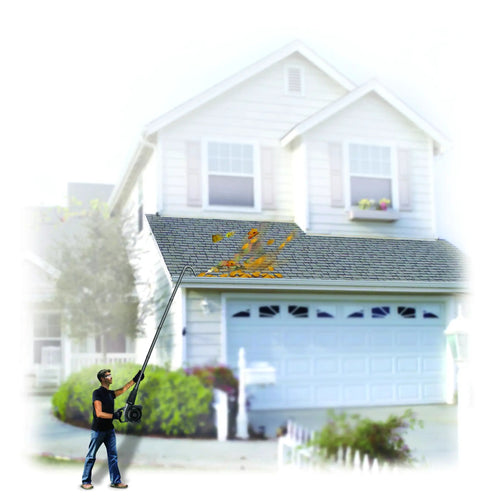 Universal Gutter Cleaning Kit For Leaf Blowers With 11 Ft Reach No Ladder Needed Tool Free Setup Fits 95 Percent Of Major Blowers Up