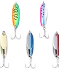 Fishin Casting Spoon Lures For Saltwater And Freshwater With Unpredictable Action And Balanced Weight For A Jumping Minnow Like Motion
