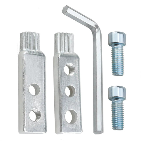 Heavy Duty Broken Pipe And Screw Extractor Tool Kit, Pro Grade Stainless Steel, showing metal components and Allen wrench
