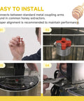 Easy install steps for Plug And Play Easy Install Plastic Bushing Connector for Honey Extractor Replacement Fits 2 to 4 Frame Electric And Manual Units Compatible With VEVOR And VIVO Models Works With BEE V002E V003E V004E And Other 2 to 4 Frame Extractors PT BE BU01