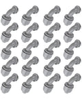 20 Pack Liquid Tight Connectors 1/2 Inch NPT Nylon 6 90 Degree Angle Electrical Flexible Conduit Fittings For Hvac Motors Pumps showing connectors.