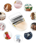 All In One Darning Kit For Quick Mends Mushroom Patch Loom Set With 14 Hooks 16 Large Eye Needles 100 Color Threads