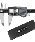 8 Inch Digital Caliper With IP67 Stainless Steel Build, 0-8 Inch / 0-200 mm Range, Easy Zero Reset Button with case