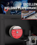 Go-To ER5356 Aluminum Welding Wire.045 Inch MIG Wire in use showing strong and smooth welds, 1 Pound ABS Spool