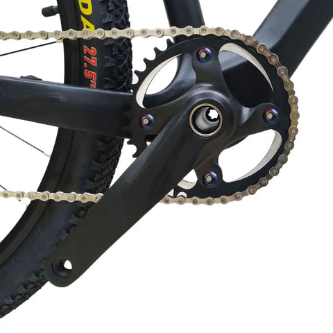 38T Narrow Wide MTB Crankset 170mm Arm 68mm Bottom Bracket 9 Speed 10 Speed 11 Speed Compatible on mountain bike