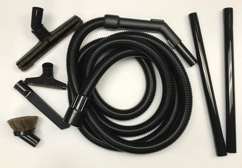 Pro Grade Replacement Vacuum Hose And Tool Set For Shop Vac And Ridgid Style Vacuums, 2 1/4 Inch Friction Fit Tank Opening, multiple attachments
