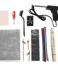 Top Rated Portable Plastic Welding Repair Kit For Car Bumper And Auto Body Parts Spot Welder Tool, including welding gun and tools.